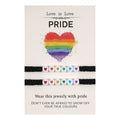 Heart Rainbow Beads Hand-woven Bracelet