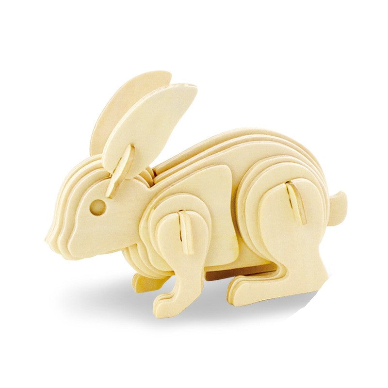 DIY 3D Wooden Puzzle Model for Kids Educational Toy