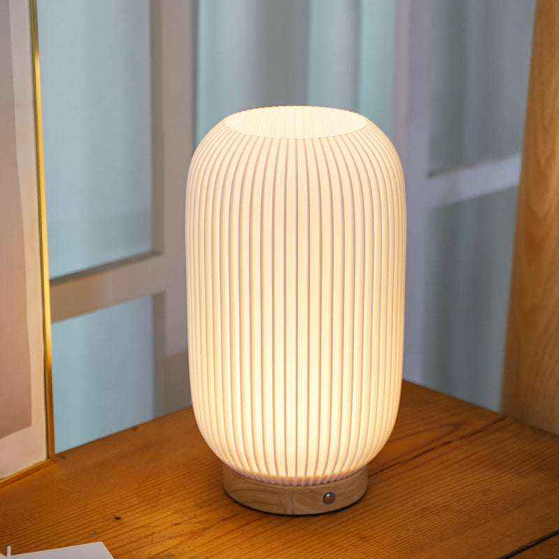 Nordic 3D Japanese Touch Table Lamp for Bedroom