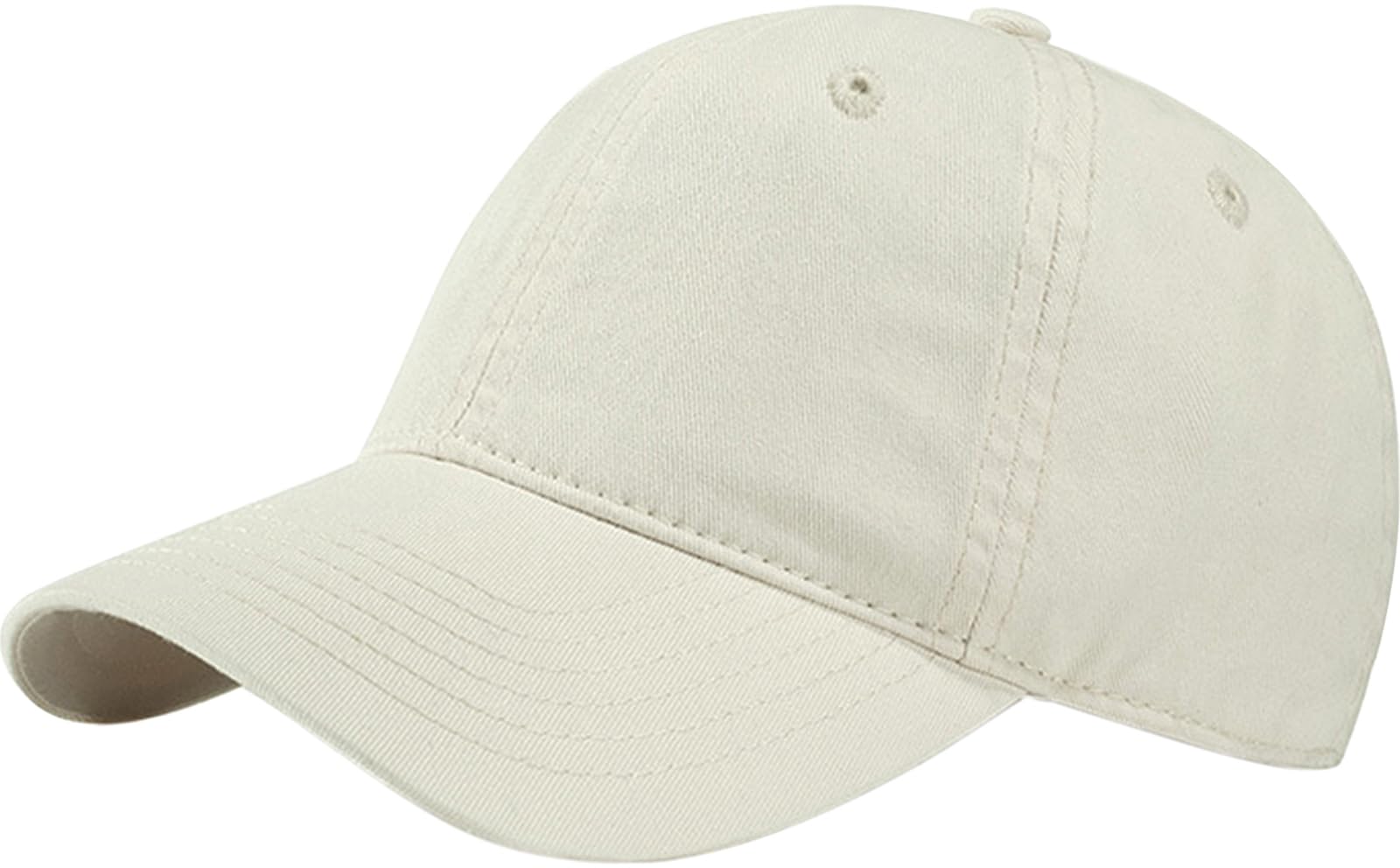 Classic Beige Baseball Cap for Women Men Adjustable Casual Dad Hat Cotton Low Profile Sports Hat Plain Cap