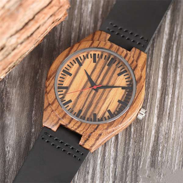 Casual Bamboo Wood Watch - Minimalist Design