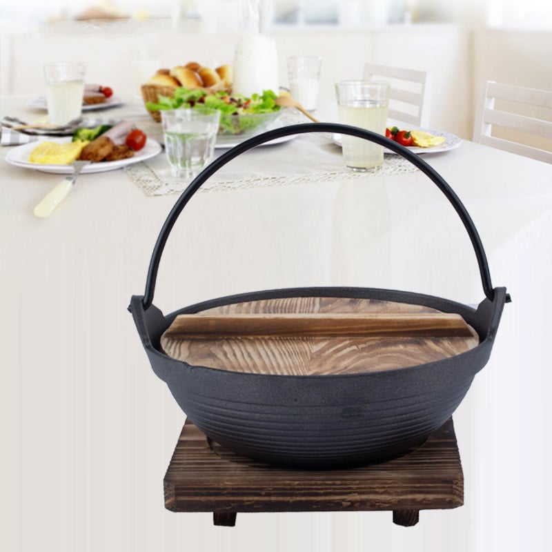 Thickened Japanese Style Cast Iron Hot Pot