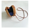Round Woven Shoulder Bag