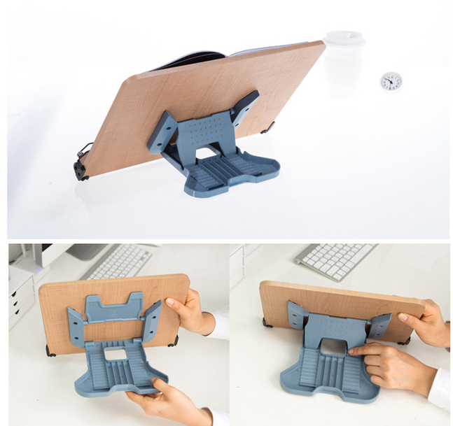SYSMAX Wooden Foldable Reading Stand for iPad/Laptop