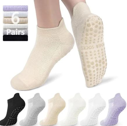 Pilates Non Slip Grip Socks