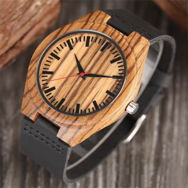 Casual Bamboo Wood Watch - Minimalist Design