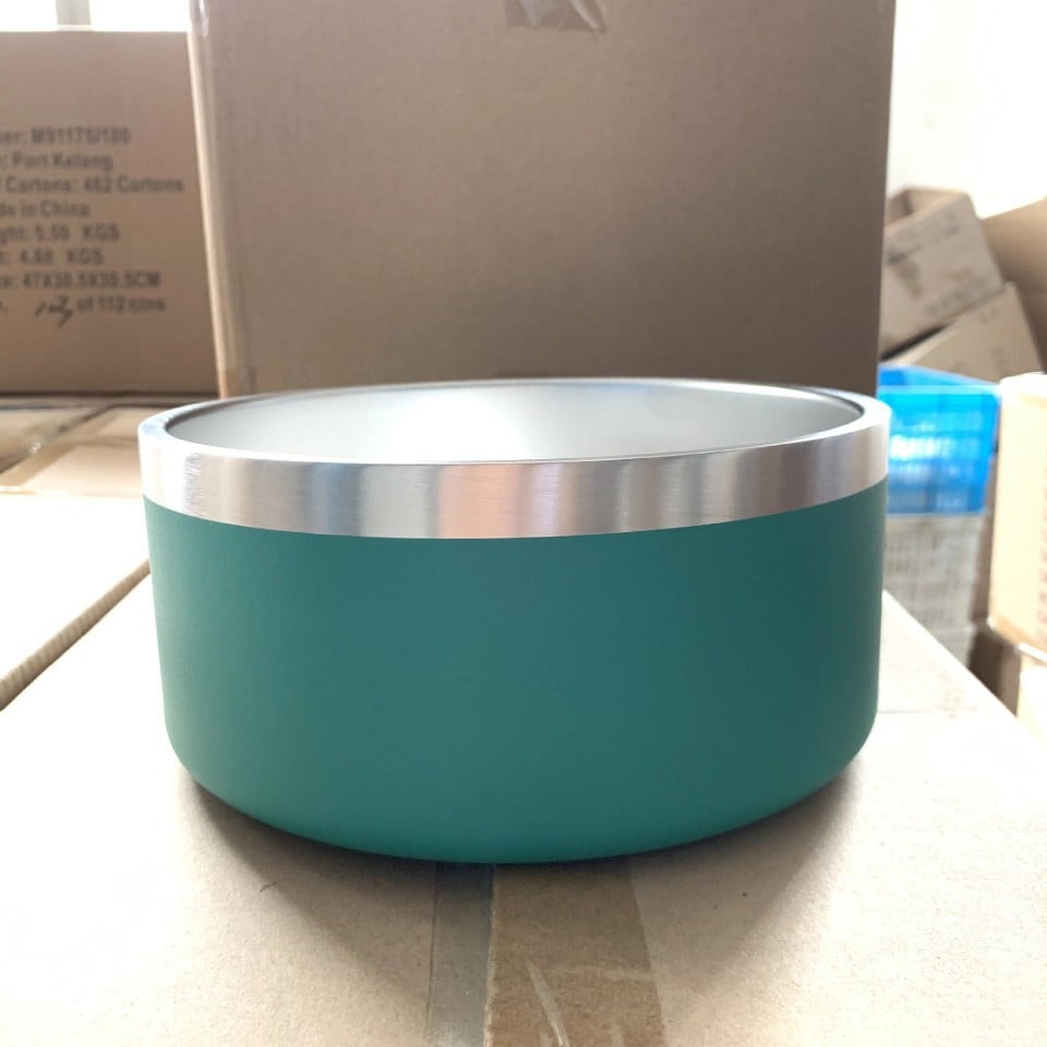 Upright Stainless Steel Dog Bowl for Pets